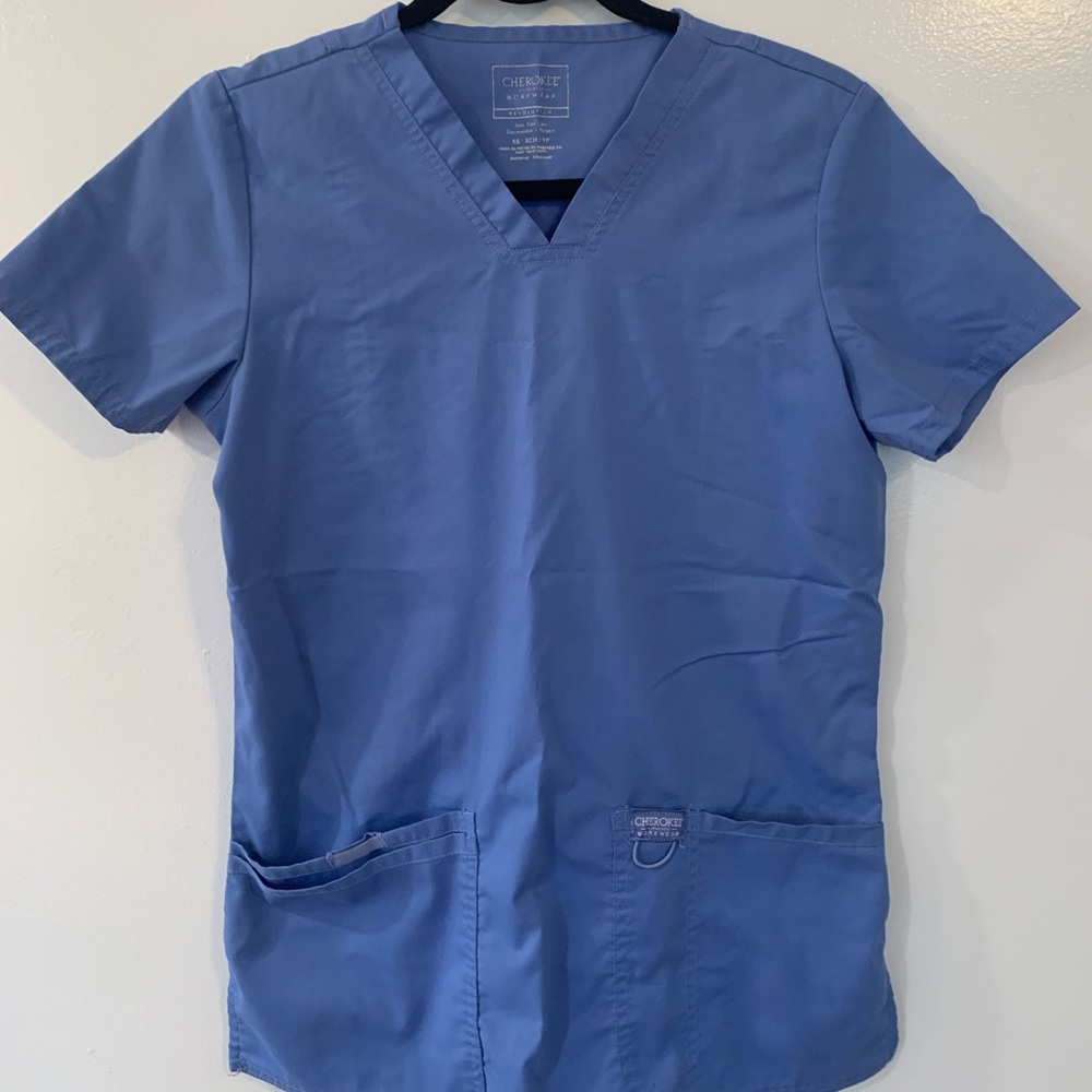 Ceil blue scrub set